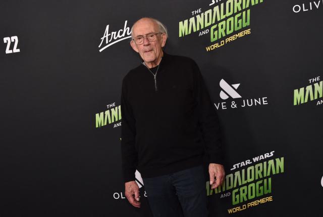 US actor Christopher Lloyd attends the world premiere of "Star Wars: The Mandalorian and Grogu" at the TCL Chinese Theatre in Los Angeles on May 14, 2026. (Photo by Chris DELMAS / AFP)