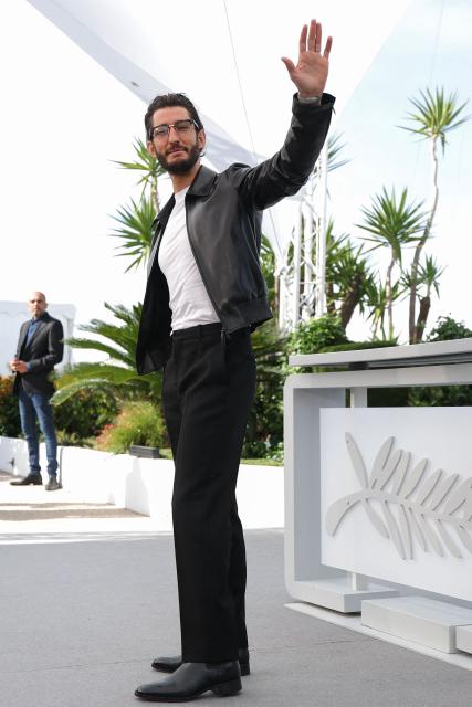 French actor Pierre Niney poses during a photocall of the film "Histoires Paralleles" (Parallel Tales) at the 79th edition of the Cannes Film Festival in Cannes, southern France on May 15, 2026. (Photo by Sameer AL-DOUMY / AFP)