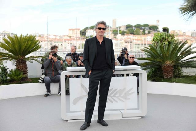 Polish director and screenwriter Pawel Pawlikowski poses during a photocall of the film "Fatherland" at the 79th edition of the Cannes Film Festival in Cannes, southern France on May 15, 2026. (Photo by Thibaud MORITZ / AFP)