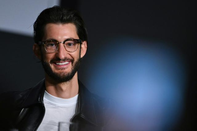 French actor Pierre Niney attends a press conference for the film "Histoires Paralleles" (Parallel Tales) at the 79th edition of the Cannes Film Festival in Cannes, southern France on May 15, 2026. (Photo by Julie SEBADELHA / AFP)