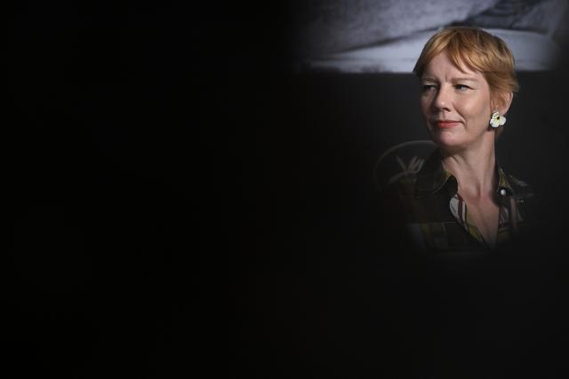 German actress Sandra Huller attends a press conference for the film "Fatherland" at the 79th edition of the Cannes Film Festival in Cannes, southern France on May 15, 2026. (Photo by Julie SEBADELHA / AFP)