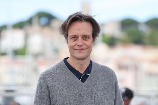 German actor August Diehl poses during a photocall of the film "Fatherland" at the 79th edition of the Cannes Film Festival in Cannes, southern France on May 15, 2026. (Photo by Thibaud MORITZ / AFP)