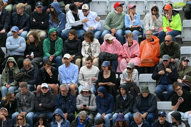 The public during semi-final match between Norway's Casper Ruud and Italy's Luciano Darderi at the ATP Rome Open tennis tournament at Foro Italico in Rome on May 15, 2026. (Photo by Tiziana FABI / AFP)