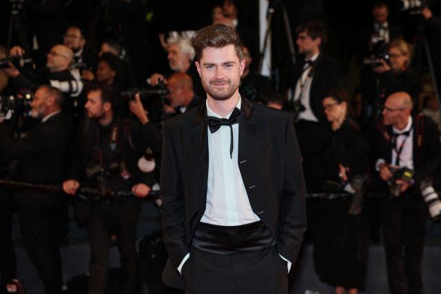Belgian director Lukas Dhont arrives for the screening of the film "Gentle Monster" at the 79th edition of the Cannes Film Festival in Cannes, southern France on May 15, 2026. (Photo by Thibaud MORITZ / AFP)