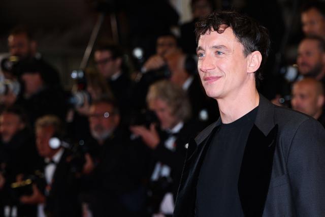 German actor Laurence Rupp arrives for the screening of the film "Gentle Monster" at the 79th edition of the Cannes Film Festival in Cannes, southern France on May 15, 2026. (Photo by Sameer AL-DOUMY / AFP)