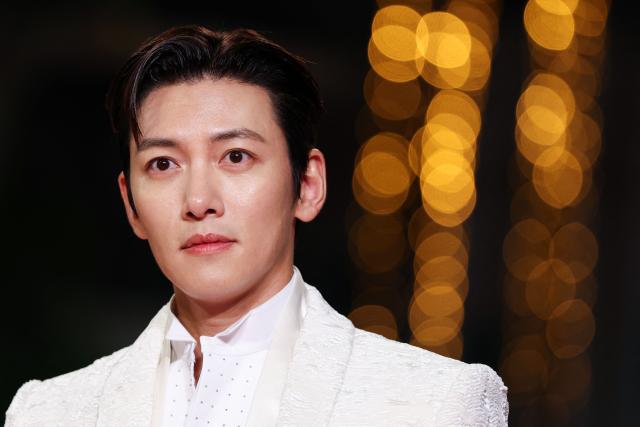 South Korean actor Ji Chang-Wook arrives for the screening of the film "Gun-Che" (Colony) at the 79th edition of the Cannes Film Festival in Cannes, southern France on May 15, 2026. (Photo by Sameer AL-DOUMY / AFP)