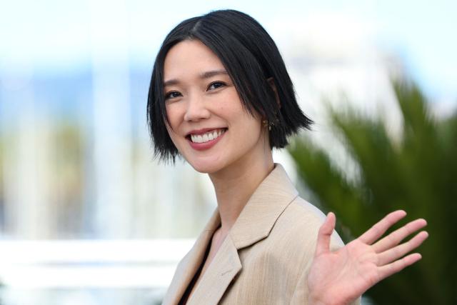 Japanese actress Tao Okamoto poses during a photocall of the film "Soudain" (All of a Sudden) at the 79th edition of the Cannes Film Festival in Cannes, southern France on May 16, 2026. (Photo by Sameer AL-DOUMY / AFP)
