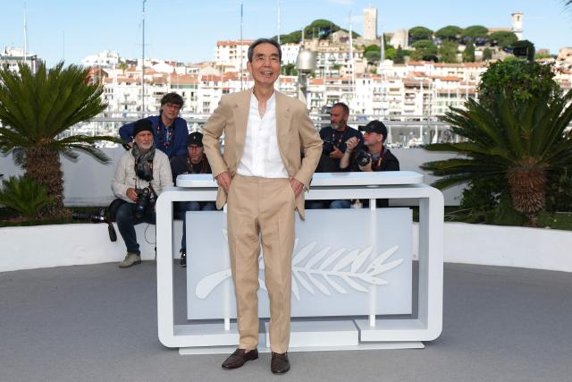 Japanese actor Kyozo Nagatsuka poses during a photocall of the film "Soudain" (All of a Sudden) at the 79th edition of the Cannes Film Festival in Cannes, southern France on May 16, 2026. (Photo by Sameer AL-DOUMY / AFP)
