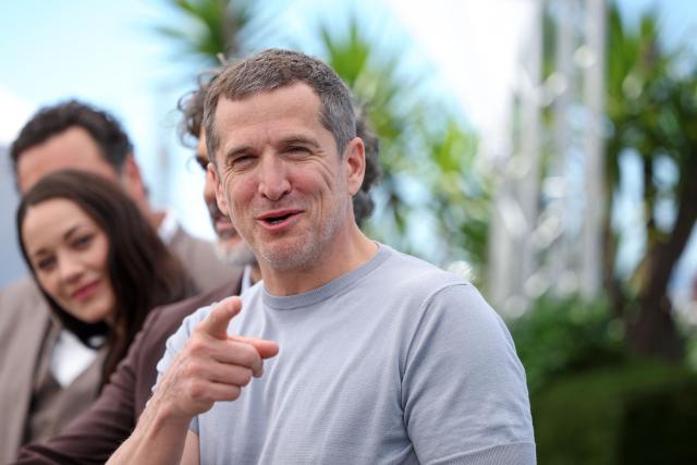 French director and screenwriter Guillaume Canet poses during a photocall of the film "Karma" at the 79th edition of the Cannes Film Festival in Cannes, southern France on May 16, 2026. (Photo by Valery HACHE / AFP)