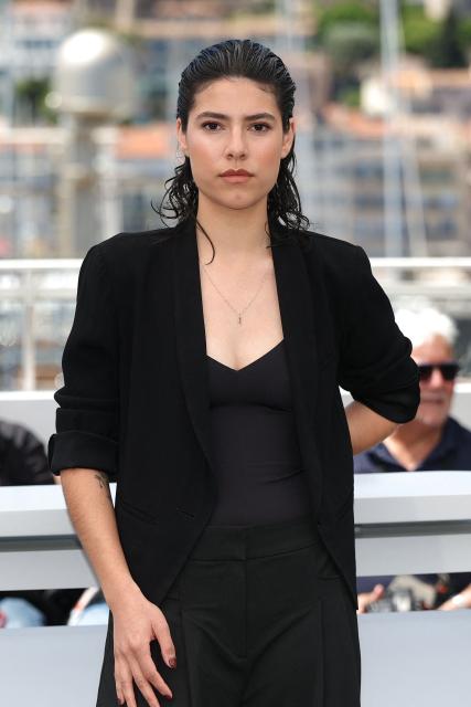 Costa Rican actress Daniela Marin Navarro poses during a photocall of the film "Siempre Soy Tu Animal Materno" (Forever Your Maternal Animal) at the 79th edition of the Cannes Film Festival in Cannes, southern France on May 16, 2026. (Photo by Sameer AL-DOUMY / AFP)