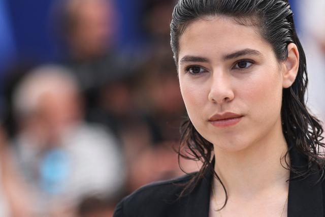Costa Rican actress Daniela Marin Navarro poses during a photocall of the film "Siempre Soy Tu Animal Materno" (Forever Your Maternal Animal) at the 79th edition of the Cannes Film Festival in Cannes, southern France on May 16, 2026. (Photo by Valery HACHE / AFP)