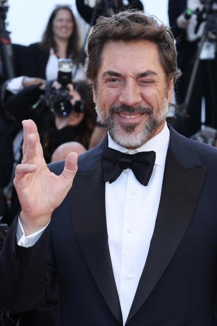 Spanish actor Javier Bardem arrives for the screening of the film "El ser querido" (The Beloved) at the 79th edition of the Cannes Film Festival in Cannes, southern France on May 16, 2026. (Photo by Thibaud MORITZ / AFP)