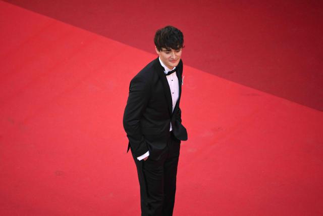 US actor Noah Schnapp arrives for the screening of the film "El ser querido" (The Beloved) at the 79th edition of the Cannes Film Festival in Cannes, southern France on May 16, 2026. (Photo by Olivier CHASSIGNOLE / AFP)