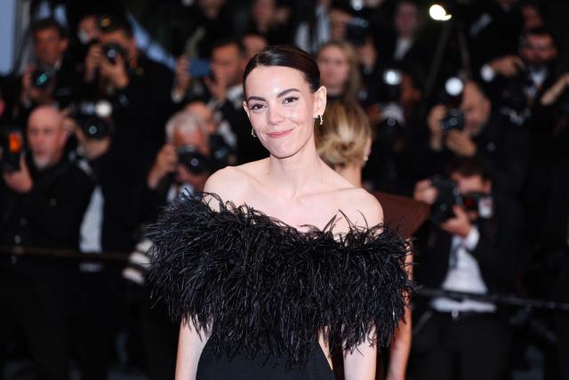Spanish actress Victoria Luengo leaves after the screening of the film "El ser querido" (The Beloved) at the 79th edition of the Cannes Film Festival in Cannes, southern France on May 16, 2026. (Photo by Sameer AL-DOUMY / AFP)