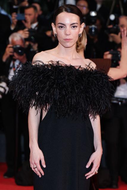 Spanish actress Victoria Luengo leaves after the screening of the film "El ser querido" (The Beloved) at the 79th edition of the Cannes Film Festival in Cannes, southern France on May 16, 2026. (Photo by Sameer AL-DOUMY / AFP)
