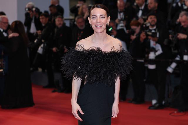 Spanish actress Victoria Luengo leaves after the screening of the film "El ser querido" (The Beloved) at the 79th edition of the Cannes Film Festival in Cannes, southern France on May 16, 2026. (Photo by Thibaud MORITZ / AFP)