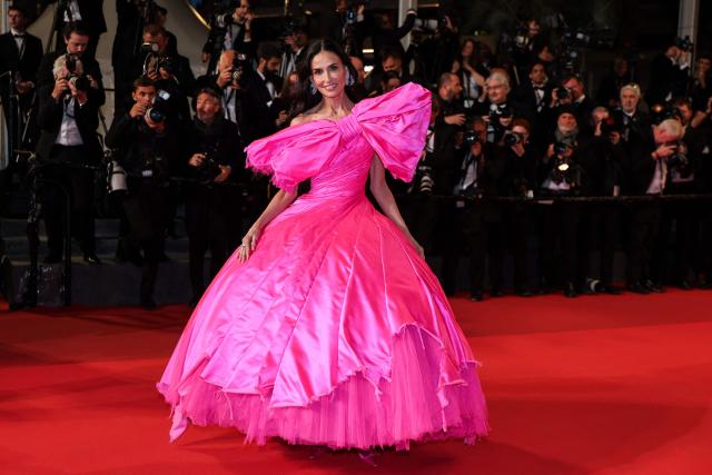 Member of the jury US actress and producer Demi Moore arrives for the screening of the film "Paper Tiger" at the 79th edition of the Cannes Film Festival in Cannes, southern France on May 16, 2026. (Photo by Sameer AL-DOUMY / AFP)