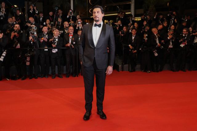 US actor Adam Driver arrives for the screening of the film "Paper Tiger" at the 79th edition of the Cannes Film Festival in Cannes, southern France on May 16, 2026. (Photo by Thibaud MORITZ / AFP)