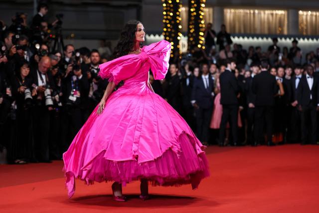 Member of the jury US actress and producer Demi Moore arrives for the screening of the film "Paper Tiger" at the 79th edition of the Cannes Film Festival in Cannes, southern France on May 16, 2026. (Photo by Sameer AL-DOUMY / AFP)