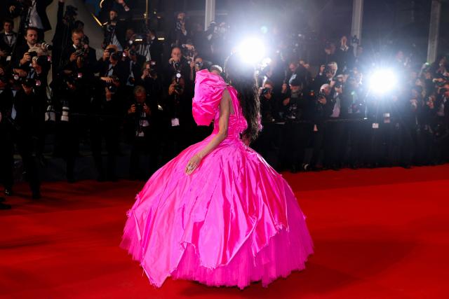 Member of the jury US actress and producer Demi Moore arrives for the screening of the film "Paper Tiger" at the 79th edition of the Cannes Film Festival in Cannes, southern France on May 16, 2026. (Photo by Sameer AL-DOUMY / AFP)
