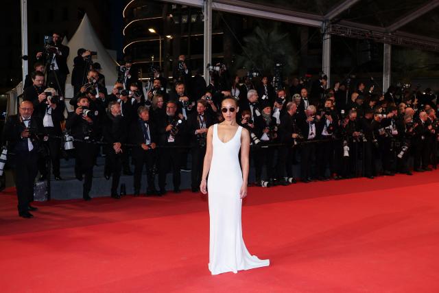 Member of the jury Irish-Ethiopian actress and producer Ruth Negga arrives for the screening of the film "Paper Tiger" at the 79th edition of the Cannes Film Festival in Cannes, southern France on May 16, 2026. (Photo by Sameer AL-DOUMY / AFP)