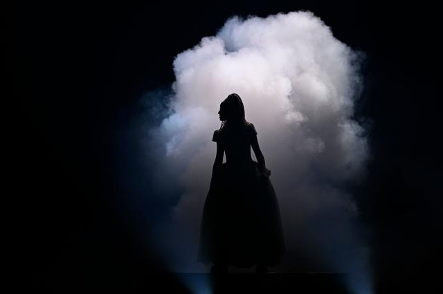Monroe Vata Rigby, aka Monroe and representing France with the song 'Regarde !', performs during the final of the Eurovision Song Contest 2026 (ESC) at Wiener Stadthalle in Vienna, Austria on May 16, 2026. (Photo by Tobias SCHWARZ / AFP)