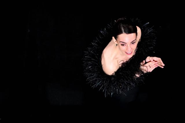 Spanish actress Victoria Luengo acknowledges the audience after the screening of the film "El ser querido" (The Beloved) at the 79th edition of the Cannes Film Festival in Cannes, southern France on May 16, 2026. (Photo by Antonin THUILLIER / AFP)