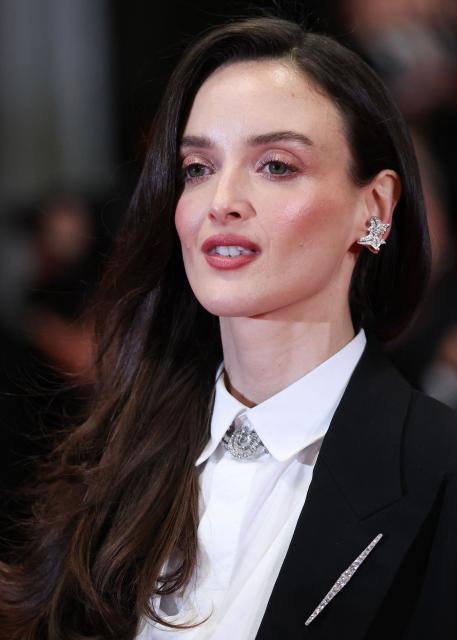 Canadian actress Charlotte Le Bon arrives for the screening of the film "Full Phil" at the 79th edition of the Cannes Film Festival in Cannes, southern France on May 16, 2026. (Photo by Thibaud MORITZ / AFP)