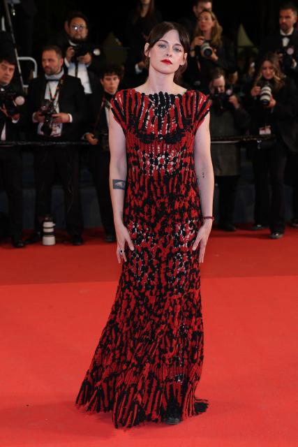 US actress Kristen Stewart arrives for the screening of the film "Full Phil" at the 79th edition of the Cannes Film Festival in Cannes, southern France on May 16, 2026. (Photo by Thibaud MORITZ / AFP)