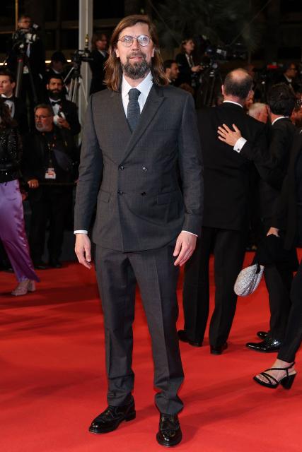 French record producer and DJ Pedro Winter arrives for the screening of the film "Full Phil" at the 79th edition of the Cannes Film Festival in Cannes, southern France on May 16, 2026. (Photo by Sameer AL-DOUMY / AFP)