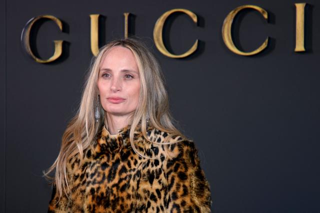 US magazine editor Lauren Santo Domingo attends the Gucci Cruise 2027 collection fashion show at Times Square in New York on May 16, 2026. (Photo by Leonardo MUNOZ / AFP)