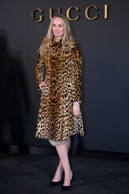 US magazine editor Lauren Santo Domingo attends the Gucci Cruise 2027 collection fashion show at Times Square in New York on May 16, 2026. (Photo by Leonardo MUNOZ / AFP)