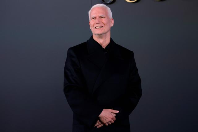 German-US museum director Klaus Biesenbach attends the Gucci Cruise 2027 collection fashion show at Times Square in New York on May 16, 2026. (Photo by Leonardo MUNOZ / AFP)