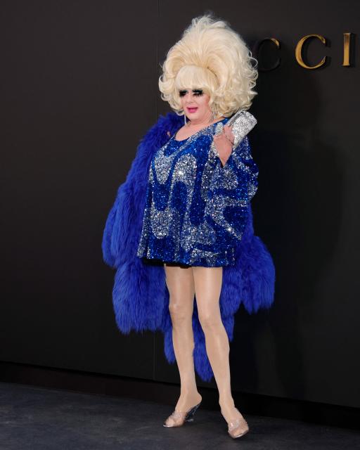 US drag queen Lady Bunny attends the Gucci Cruise 2027 collection fashion show at Times Square in New York on May 16, 2026. (Photo by Leonardo MUNOZ / AFP)