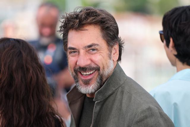 Spanish actor Javier Bardem poses during a photocall of the film "El ser querido" (The Beloved) at the 79th edition of the Cannes Film Festival in Cannes, southern France on May 17, 2026. (Photo by Thibaud MORITZ / AFP)