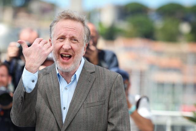 US director and screenwriter James Gray poses during a photocall of the film "Paper Tiger" at the 79th edition of the Cannes Film Festival in Cannes, southern France on May 17, 2026. (Photo by Valery HACHE / AFP)