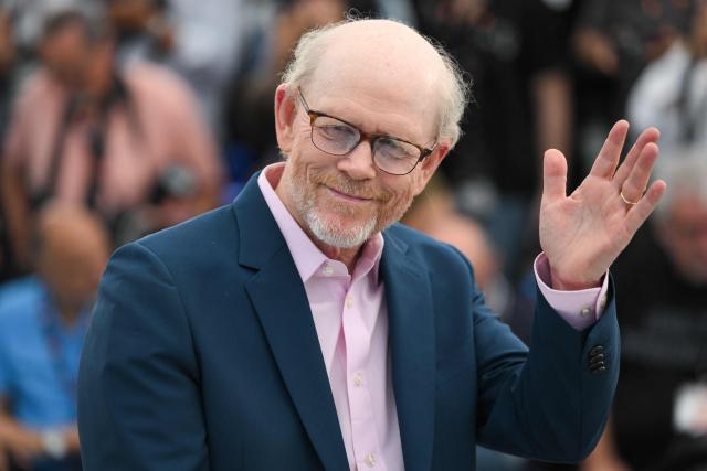 US director and producer Ron Howard poses during a photocall of the film "Avedon" at the 79th edition of the Cannes Film Festival in Cannes, southern France on May 17, 2026. (Photo by Olivier CHASSIGNOLE / AFP)
