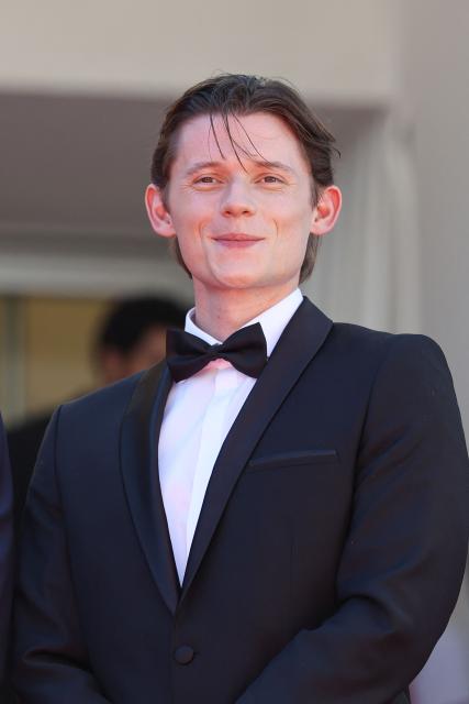 Actor Max Warburton arrives for the screening of the film "Moulin" at the 79th edition of the Cannes Film Festival in Cannes, southern France on May 17, 2026. (Photo by Thibaud MORITZ / AFP)