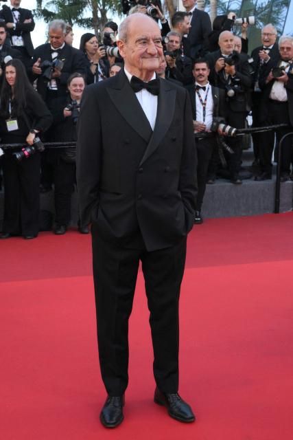French journalist and former president of the cannes film festival Pierre Lescure arrives for the screening of the film "Garance" (Another Day) at the 79th edition of the Cannes Film Festival in Cannes, southern France on May 17, 2026. (Photo by Olivier CHASSIGNOLE / AFP)
