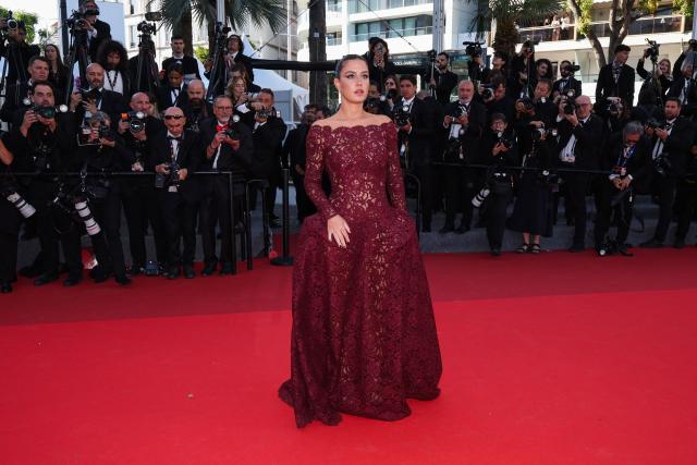 French actress Adele Exarchopoulos arrives for the screening of the film "Garance" (Another Day) at the 79th edition of the Cannes Film Festival in Cannes, southern France on May 17, 2026. (Photo by Valery HACHE / AFP)