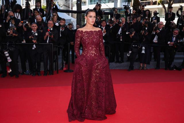 French actress Adele Exarchopoulos arrives for the screening of the film "Garance" (Another Day) at the 79th edition of the Cannes Film Festival in Cannes, southern France on May 17, 2026. (Photo by Valery HACHE / AFP)