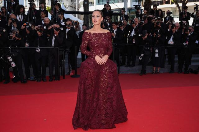 French actress Adele Exarchopoulos arrives for the screening of the film "Garance" (Another Day) at the 79th edition of the Cannes Film Festival in Cannes, southern France on May 17, 2026. (Photo by Valery HACHE / AFP)