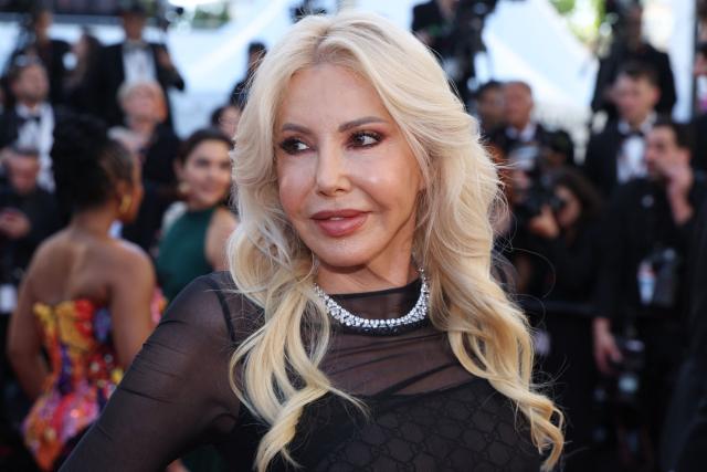 Italian businesswoman and film producer Lady Monika Bacardi arrives for the screening of the film "Garance" (Another Day) at the 79th edition of the Cannes Film Festival in Cannes, southern France on May 17, 2026. (Photo by Valery HACHE / AFP)