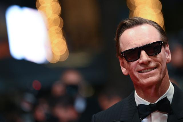 German actor Michael Fassbender arrives for the screening of the film "Hope" at the 79th edition of the Cannes Film Festival in Cannes, southern France on May 17, 2026. (Photo by Olivier CHASSIGNOLE / AFP)