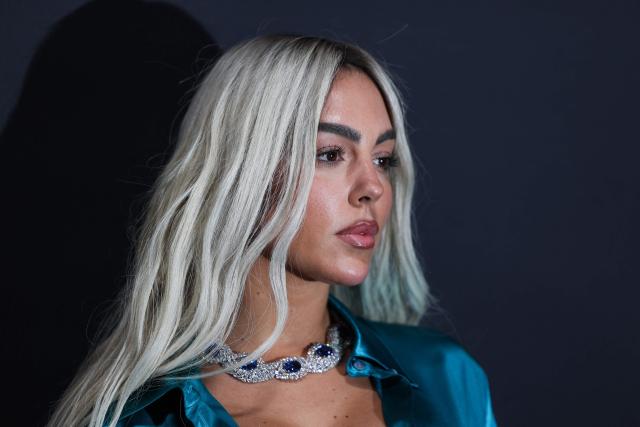 Spanish model Georgina Rodriguez attends the 2026 Kering Women in Motion Awards on the sidelines of of the 79th edition of the Cannes Film Festival in Cannes, southern France, on May 17, 2026. (Photo by Sameer AL-DOUMY / AFP)