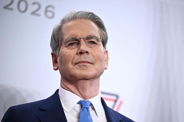 US Secretary of the Treasury Scott Bessent arrives at meeting of G7 Finance Ministers and Central Bank Governors in preparation for the summit of heads of State and government to be held in June 2026 in Evian, in Paris on May 18, 2026. (Photo by JULIEN DE ROSA / AFP)