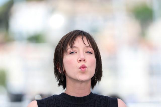 French actress Sara Giraudeau poses during a photocall of the film "Garance" (Another Day) at the 79th edition of the Cannes Film Festival in Cannes, southern France on May 18, 2026. (Photo by Sameer AL-DOUMY / AFP)