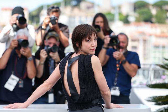 French actress Sara Giraudeau poses during a photocall of the film "Garance" (Another Day) at the 79th edition of the Cannes Film Festival in Cannes, southern France on May 18, 2026. (Photo by Sameer AL-DOUMY / AFP)