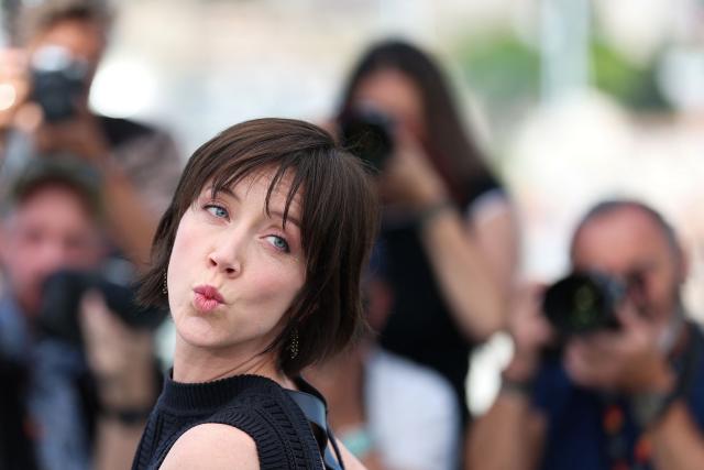French actress Sara Giraudeau poses during a photocall of the film "Garance" (Another Day) at the 79th edition of the Cannes Film Festival in Cannes, southern France on May 18, 2026. (Photo by Sameer AL-DOUMY / AFP)