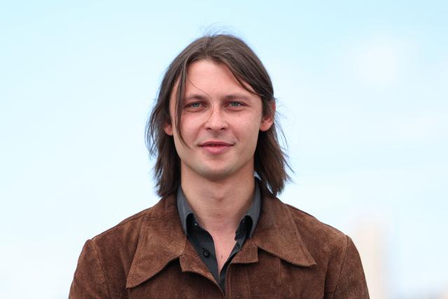 Lithuanian director and screenwriter Rostislav Kirpicenko poses during a photocall of the film "Vesna" at the 79th edition of the Cannes Film Festival in Cannes, southern France on May 18, 2026. (Photo by Sameer AL-DOUMY / AFP)